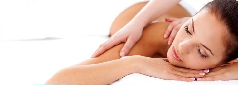 Lendenwirbelsäulen-Osteochondrose-Massage
